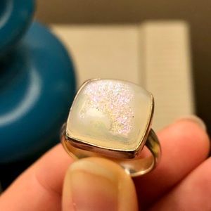 ✨ Sparkly Druzy Ring